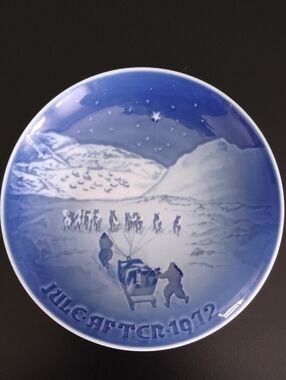 1972 Bing & Grondahl Jule Aften Christmas In Greenland Collector Plate